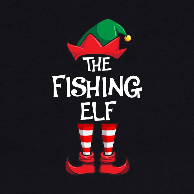 Fishing Elf Matching Family Christmas by hazlleylyavlda